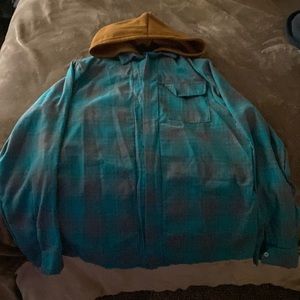 Flannel hoodie